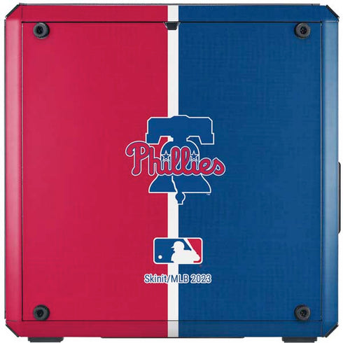 MLB Philadelphia Phillies Split Cooler Master MasterBox Q300L Mini Tower Skin