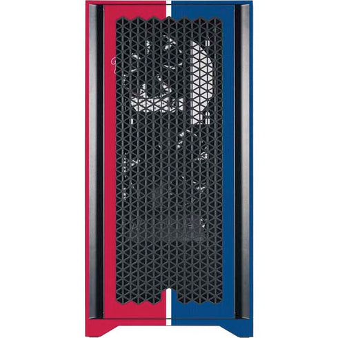 MLB Philadelphia Phillies Split Corsair 4000D Tempered Glass Mid-Tower ATX Case Skin