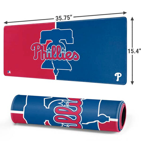 MLB Philadelphia Phillies Split Gaming Mouse Pad