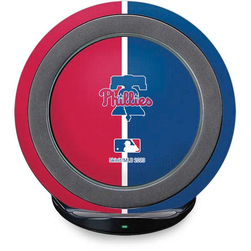 MLB Philadelphia Phillies Split Fast Charge Wireless Charging Stand Skin