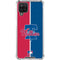 MLB Philadelphia Phillies Split Galaxy A12 Clear Case