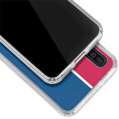 MLB Philadelphia Phillies Split Galaxy A50 Clear Case