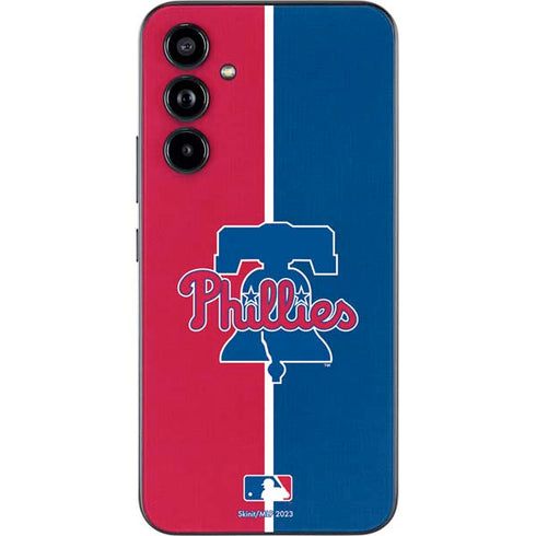 MLB Philadelphia Phillies Split Galaxy A54 5G Skin