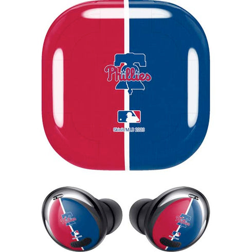 MLB Philadelphia Phillies Split Galaxy Buds Pro Skin
