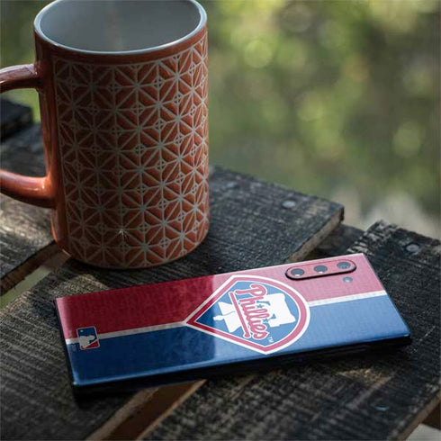 MLB Philadelphia Phillies Split Galaxy Note 10 Skin