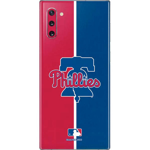 MLB Philadelphia Phillies Split Galaxy Note 10 Skin