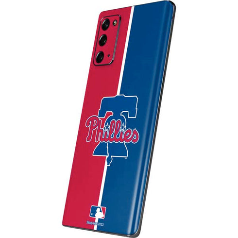 MLB Philadelphia Phillies Split Galaxy Note20 5G Skin