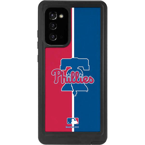 MLB Philadelphia Phillies Split Galaxy Note20 5G Waterproof Case