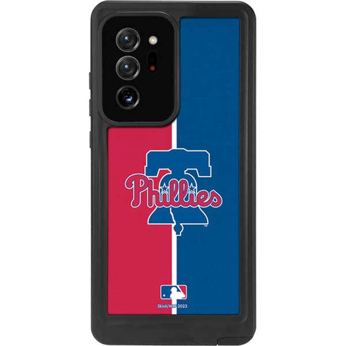 MLB Philadelphia Phillies Split Galaxy Note20 Ultra 5G Waterproof Case