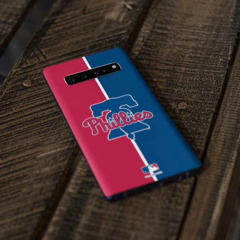 MLB Philadelphia Phillies Split Galaxy S10 Plus Skin