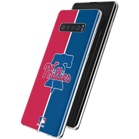 MLB Philadelphia Phillies Split Galaxy S10 Skin