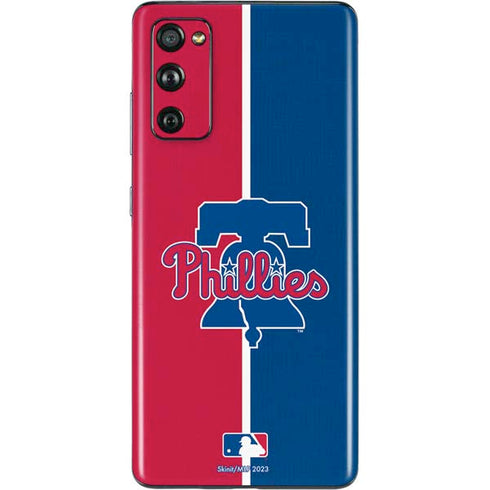 MLB Philadelphia Phillies Split Galaxy S20 Fan Edition Skin