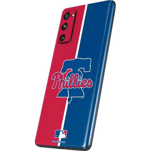 MLB Philadelphia Phillies Split Galaxy S20 Fan Edition Skin