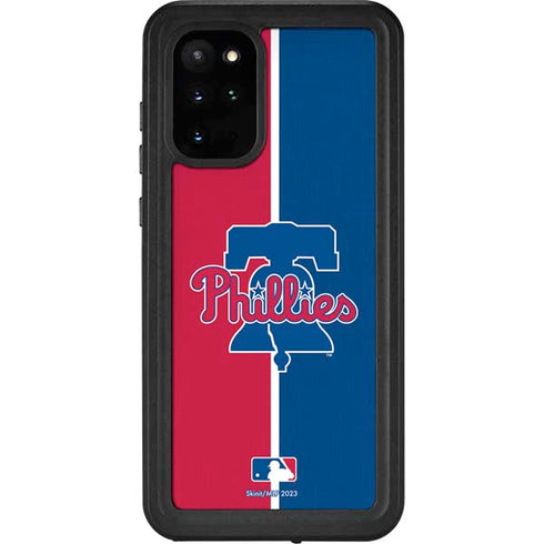 MLB Philadelphia Phillies Split Galaxy S20 Plus Waterproof Case