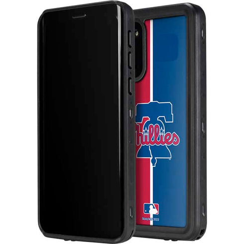 MLB Philadelphia Phillies Split Galaxy S20 Waterproof Case