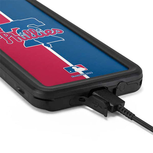 MLB Philadelphia Phillies Split Galaxy S20 Waterproof Case