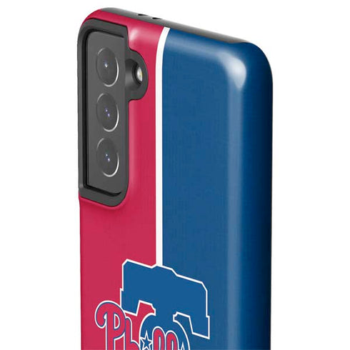 MLB Philadelphia Phillies Split Galaxy S21 5G Pro Case