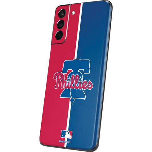 MLB Philadelphia Phillies Split Galaxy S21 5G Skin