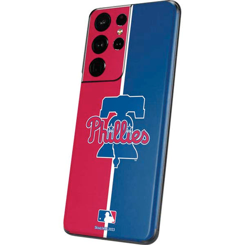 MLB Philadelphia Phillies Split Galaxy S21 Ultra 5G Skin