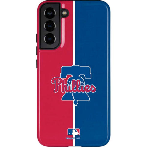 MLB Philadelphia Phillies Split Galaxy S22 Plus Pro Case