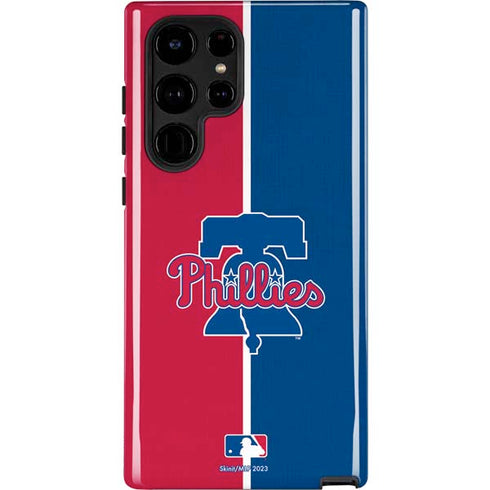 MLB Philadelphia Phillies Split Galaxy S22 Ultra Pro Case