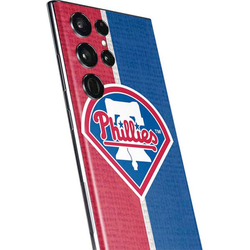 MLB Philadelphia Phillies Split Galaxy S22 Ultra Skin
