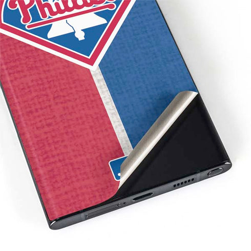 MLB Philadelphia Phillies Split Galaxy S22 Ultra Skin