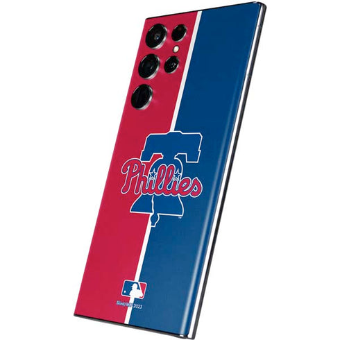 MLB Philadelphia Phillies Split Galaxy S22 Ultra Skin
