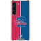 MLB Philadelphia Phillies Split Galaxy S23 Clear Case