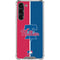 MLB Philadelphia Phillies Split Galaxy S23 Plus Clear Case