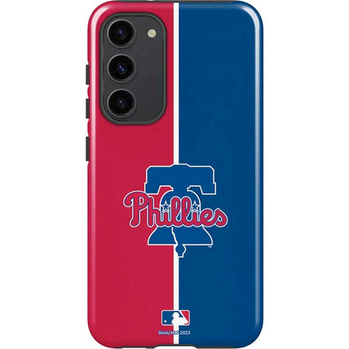 MLB Philadelphia Phillies Split Galaxy S23 Plus Pro Case