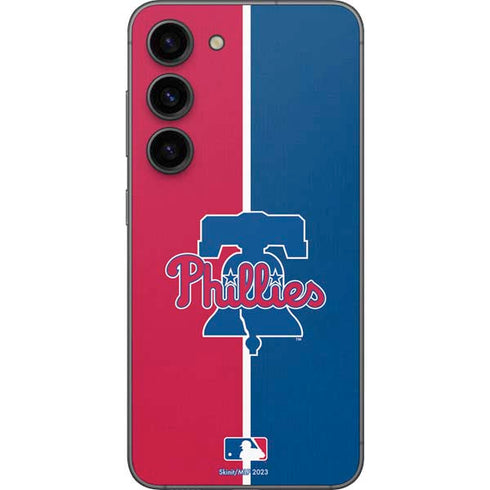 MLB Philadelphia Phillies Split Galaxy S23 Skin