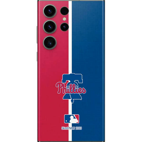 MLB Philadelphia Phillies Split Galaxy S23 Ultra Skin