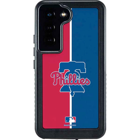 MLB Philadelphia Phillies Split Galaxy S23 Waterproof Case