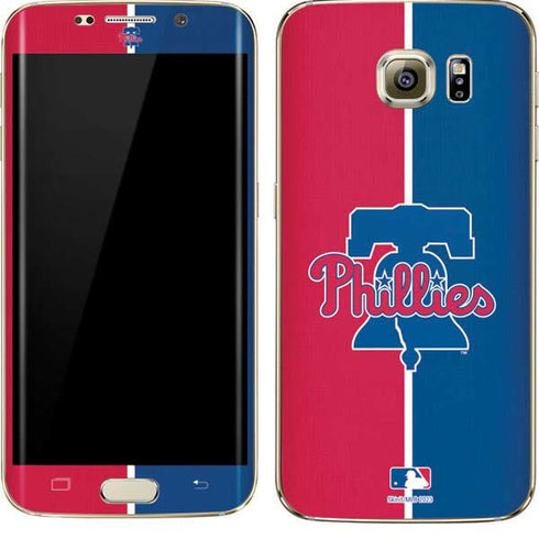 MLB Philadelphia Phillies Split Galaxy S7 Edge Skin