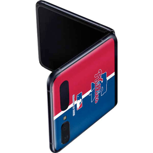 MLB Philadelphia Phillies Split Galaxy Z Flip Skin