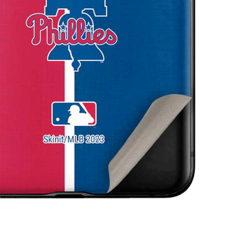 MLB Philadelphia Phillies Split Galaxy Z Flip Skin