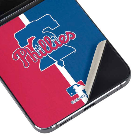 MLB Philadelphia Phillies Split Galaxy Z Flip5 5G Skin