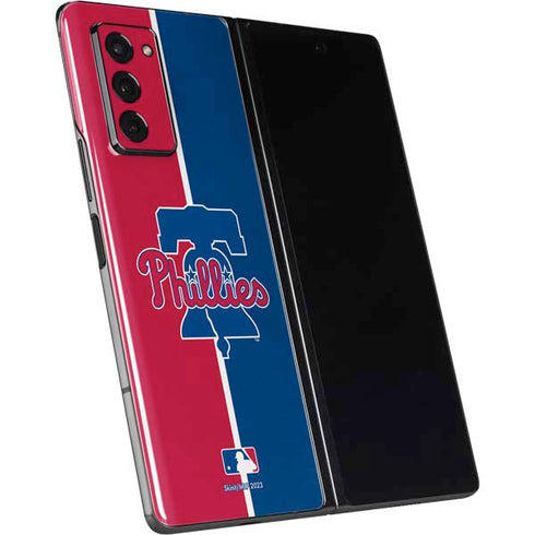 MLB Philadelphia Phillies Split Galaxy Z Fold2 5G Skin