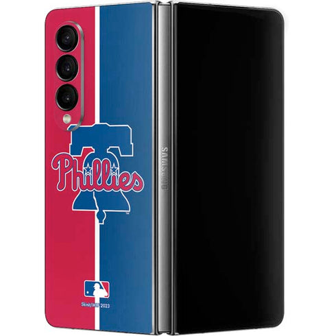 MLB Philadelphia Phillies Split Galaxy Z Fold4 5G Skin