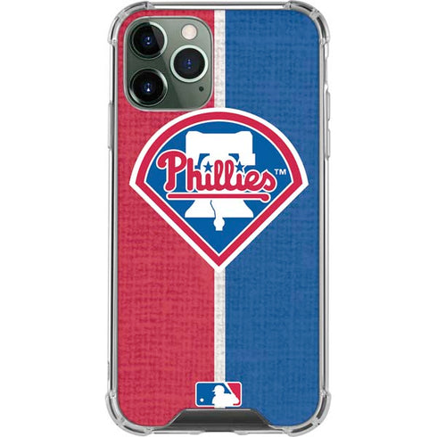MLB Philadelphia Phillies Split iPhone 11 Pro Max Clear Case