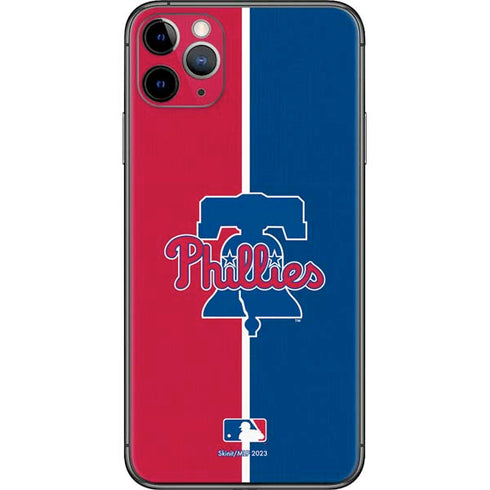 MLB Philadelphia Phillies Split iPhone 11 Pro Max Skin