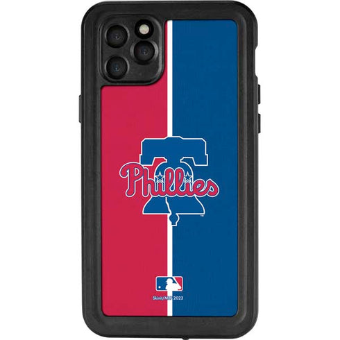 MLB Philadelphia Phillies Split iPhone 11 Pro Max Waterproof Case