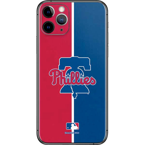 MLB Philadelphia Phillies Split iPhone 11 Pro Skin