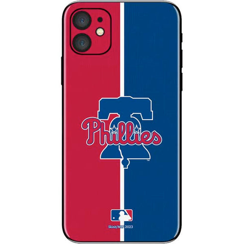 MLB Philadelphia Phillies Split iPhone 11 Skin