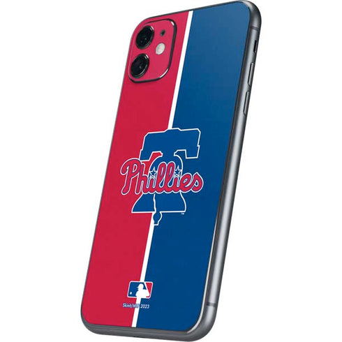 MLB Philadelphia Phillies Split iPhone 11 Skin