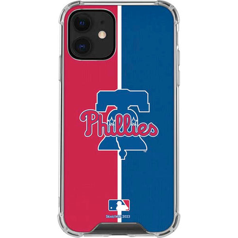 MLB Philadelphia Phillies Split iPhone 12 Clear Case