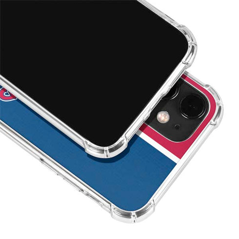 MLB Philadelphia Phillies Split iPhone 12 Mini Clear Case