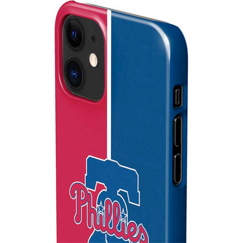 MLB Philadelphia Phillies Split iPhone 12 Mini Lite Case