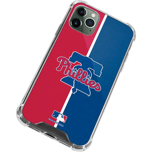 MLB Philadelphia Phillies Split iPhone 12 Pro Clear Case